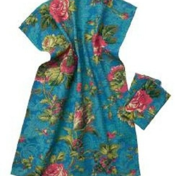 April Cornell Tea Towel Set of 2 Tea Rose NWT - Picture 2 of 2